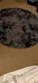 img 6 attached to 4X4 Soft White Round Area Rug: Modern Fluffy Circle Rug For Kids, Baby Room & Living Room - MIEMIE