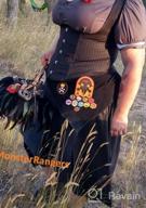 img 1 attached to 👗 Frawirshau Women's Gothic Steampunk Corset Vest Top - Bustier Waist Cincher Underbust Corset review by Holly Naragon