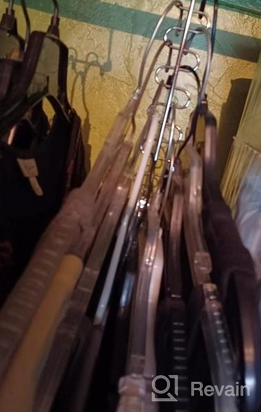 img 1 attached to Maximize Your Closet Space With KLEVERISE'S 20 Pack Stainless Steel Cascading Hangers review by Huntsville Rawson