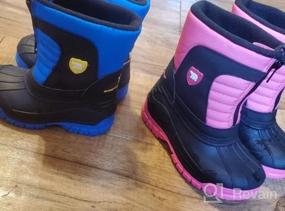 img 8 attached to 🥾 Идеальные зимние ботинки для мальчиков с водонепроницаемой и теплоизолирующей технологией ArcticShield: Комфортные, прочные и стильные.