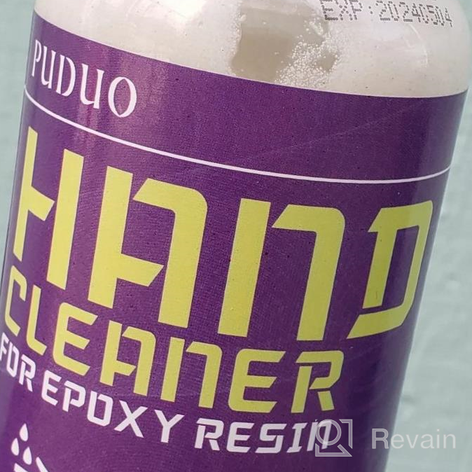 img 1 attached to PUDUO Resin Cleaner & Water Softener - Effective Epoxy & UV Resin Remover Tool For Molds - 8 OZ Hand Scrub Cleaner & Hand Soap (32 OZ) review by Josh Culotta