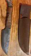 img 1 attached to Norse Tradesman Viking Knife With Raven'S Head Hilt & Leather Sheath - 5.5" Carbon Steel Blade review by Ben Alvarez