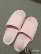 img 1 attached to Women'S Quick-Drying Comfy Shower Slides Sandals For Indoor & Outdoor Use review by Brian Wesley