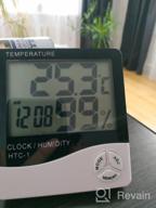 img 1 attached to Weather station measuring the temperature and humidity in the room HTC-1 review by Janis Bike ᠌