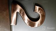 img 1 attached to 4 Inch Mailbox Numbers 2, Door Address Number Stickers 0-9 For House / Apartment / Floor, Bronze / Silver, By Hopewan. (2, Silver) review by Nick Colton