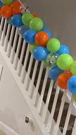 картинка 1 прикреплена к отзыву 80 Pack Orange, Blue & Green Latex Balloons With Confetti For Dinosaur Baby Shower Birthday Party Decorations. от Kevin Barbon