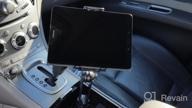 img 1 attached to IKross 2-In-1 Cup Mount Holder: Perfectly Secure Tablet And Smartphone Holder For Your Car review by John Wei