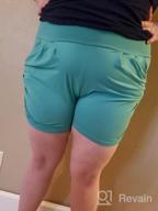 img 1 attached to Premium Ultra Soft High Waisted Harem Shorts For Women With Pockets review by Bobby Valadez