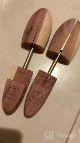 img 5 attached to Adjustable Cedar Shoe Trees For Men'S Shoes And Boots - HOUNDSBAY Wooden Shoe Stretcher With Sneaker Compatibility