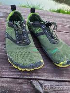 img 1 attached to SAGUARO Men's Barefoot Minimalist Breathable Sneakers Shoes review by James Lozoya