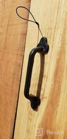 img 5 attached to Upgrade Your Doors And Cabinets With WEBI Rustic Gate Handle - 4-Pack Long Antique Cast Iron Handle For Indoor And Outdoor Use