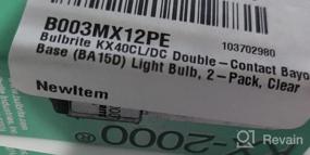 img 5 attached to Bulbrite KX20CL/DC Double-Contact Bayonet Base (BA15D) Light Bulb, 2-Pack, Clear 1 Count(Pack Of 2)