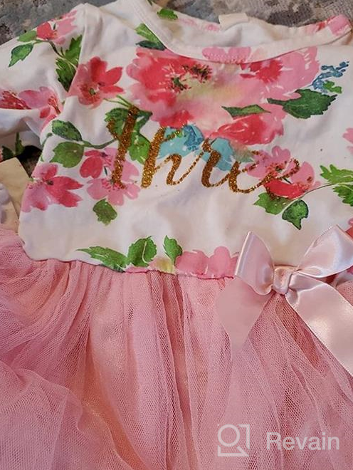 img 1 attached to 👗 Shalofer Dark Floral Three Vest for Girls' Skirts & Skorts - Little Birthday Clothing review by Heather Jackson