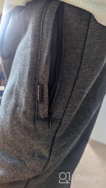 img 1 attached to Men'S Winter Fleece-Lined Joggers: Flygo Active Running Sweatpants With Warmth And Comfort review by Lancy Rakesh