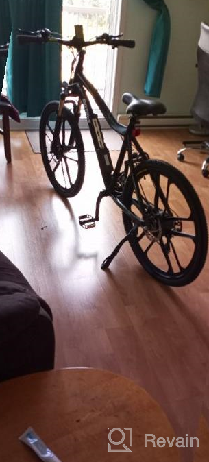 img 1 attached to 🚲 Gotrax Electric Bike 26" - Powerful 350W Motor, 20MPH Speed, 50 Mile Range - Shimano 21-Speed Commuter Electric BMX Bicycle for Travel and E-Bike Enthusiasts review by Donald Cox