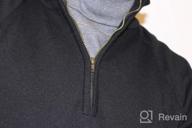 img 1 attached to Men'S Slim Fit 1/4 Zip Pullover Sweater - Durable Wash Friendly Soft Fitted review by Chris Ledet