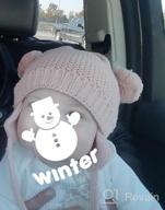 img 1 attached to Bestjybt Baby Hat Cute Bear Infant Toddler Earflap Fleece Lined Beanie Warm Caps For Fall Winter review by Ghostnote Azevedo