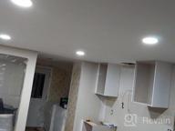 img 1 attached to 💡 12 Pack LED Recessed Lighting 4 Inch, Dimmable Ceiling Light, Slim Design with Junction Box, 9w (60-80w Eqv), 5000K Warm White, 650LM, ETL Certified review by Arun Berry