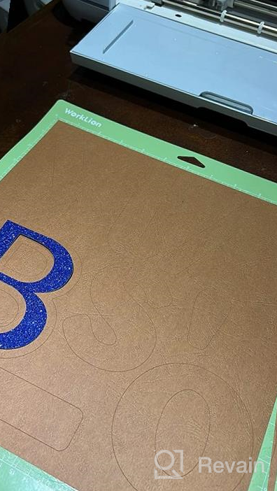 img 1 attached to 3 Pack 12X12 LightGrip Cricut Cutting Mat For Explore One/Air/Air 2/Maker - Blue Adhesive Sticky Non-Slip Durable Arts & Crafts Projects Mat By WORKLION review by Joseph Neal