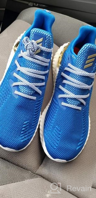 img 1 attached to 👟 Adidas Alphaboost Athletic Running Shoes for Men - Unity Purple review by Victor Anderson