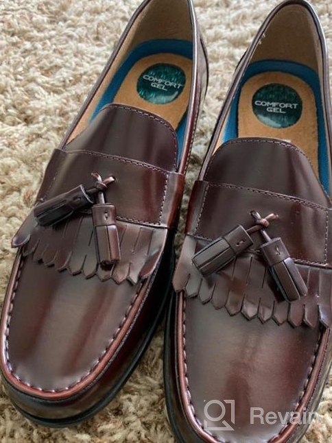 img 1 attached to Nunn Bush Denzel Kiltie Tassel Men's Loafers & Slip-Ons - Classic Comfort and Style review by Brandon Castano