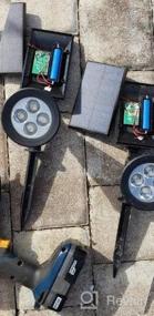 img 5 attached to Illuminate Your Outdoors With URPOWER Solar Lights: Waterproof, Adjustable And Auto On/Off For Garden, Pathway And Pool - 4Pack Warm White Spotlight