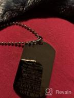 img 1 attached to To My Son from MOM: A Special Dog 👩 Tag Necklace Gift for a Beloved Son's Birthday and Graduation review by Cary Clemons
