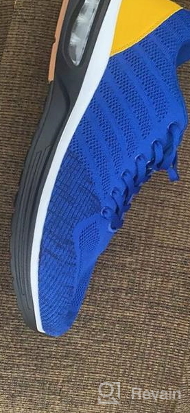 img 1 attached to Experience Ultimate Comfort And Style With Mishansha Men'S Air Cushion Running And Walking Shoes - Perfect For Sports, Gym, And Jogging! review by Zach Clements