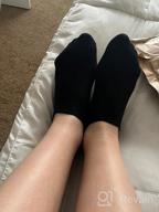 img 1 attached to Women'S No Show Socks: 4/8 Pairs Of Non Slip Low Cut Boat Line Socks By Wernies review by Jay Hill