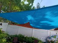 img 1 attached to SUNLAX Sun Shade Sail, 10'X10'X10' Brown Triangle Canopy Shades For Outdoor Patio Pergola Cover Sunshade Sails UV Blocking Canovas Covers review by Ismael Hennigan