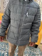 img 1 attached to Men'S Winter Puffer Jacket With Quilted Padding And Hood By Bellivera Parka review by Ken Hamdan
