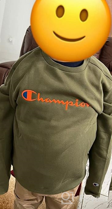 img 1 attached to 👕 Unisex Heritage Pullover Sweatshirt - Champion Boys' Clothing review by Andrew Arneson