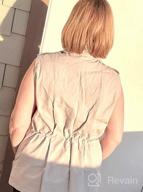 картинка 1 прикреплена к отзыву Women'S Lightweight Military Utility Vest - Koodred Sleeveless Drawstring Jacket With Pockets от John Caldwell