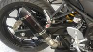 img 1 attached to Enhance Your Yamaha YZF R3 R25 2015-2018 With A High-Performance Slip-On Exhaust System Featuring Muffler review by David Romero