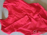 img 1 attached to MOLLDAN Crisscross Sleeve Leotards 2QT5028, Size 20 for Girls' Active Wear review by Eric Miller