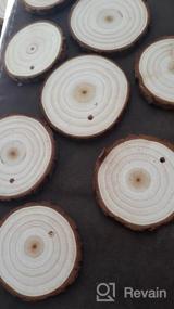 img 8 attached to 45-Piece Pre-Drilled Wood Slice Kit For Rustic Décor And DIY Crafts