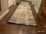 img 1 attached to Red Bohemian Area Rug 5' X 7' With Vintage Distressed Look - Rugshop review by Scott Lavimodiere