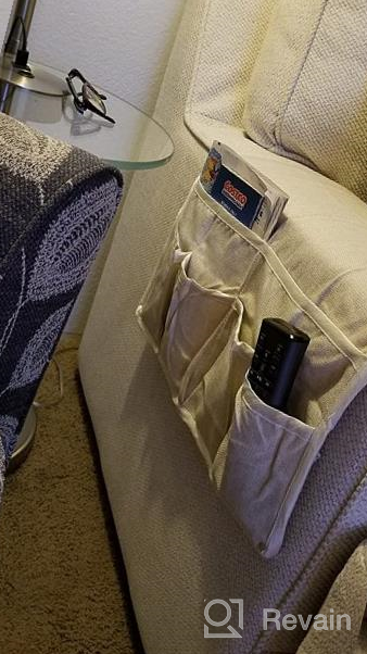 img 1 attached to Organize Your Living Room With Joywell Remote Control Holder Armchair Caddy! review by Branden Type