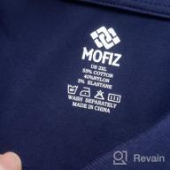 img 1 attached to MoFiz Casual Collared T Shirt Athletic Men's Clothing for Active review by Don Olsen