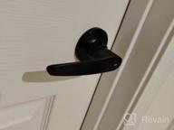 img 1 attached to KNOBWELL Keyed Entry Door Levers Exterior Door Lock Set With Double Keyed Deadbolt Keyed Alike, Reversible For Right And Left Side (For Office And Front Door), Matte Black review by Anthony Parker