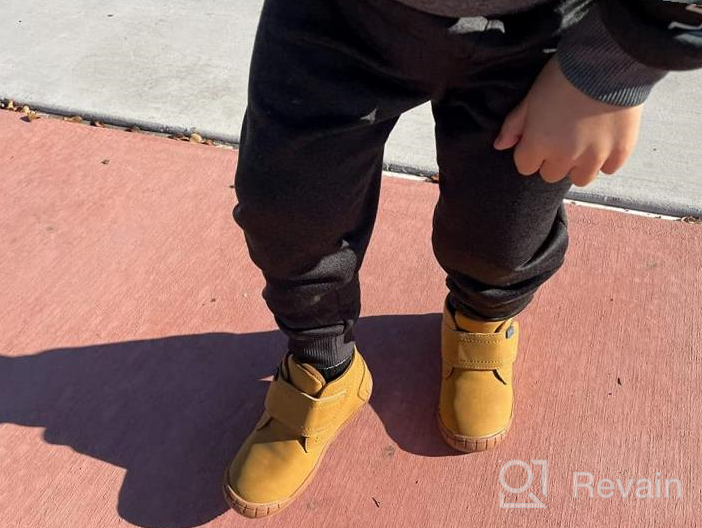 img 1 attached to 👞 Stylish Blikcon Autumn Ankle Boots: Trendy Toddler Boys' Shoes and Boots review by Jordan Perez