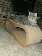 img 1 attached to Modkat Scratcher Lounge (Large - 30L X 10.6H X 10.6D In.) review by Chad Fox