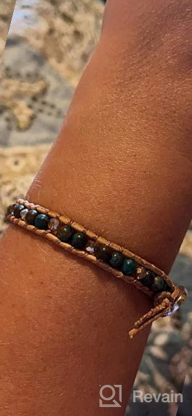 img 1 attached to 🧒 Turquoise Handwoven Boys' Bracelet by KELITCH: Exquisite Jewelry for Boys review by Jamie Masloski