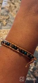 img 7 attached to 🧒 Turquoise Handwoven Boys' Bracelet by KELITCH: Exquisite Jewelry for Boys