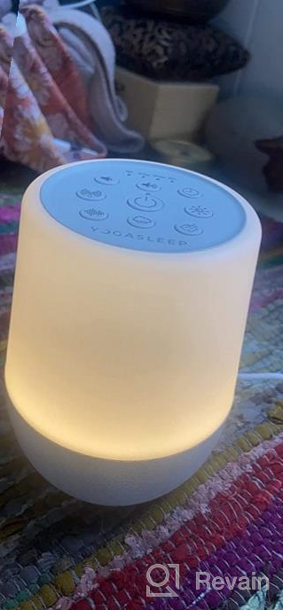 img 1 attached to Yogasleep Baby Soother White Noise Machine: Voice Recording, 5 Sound Options & Night Light - Sleep Aid & Registry Gift review by Will Carey