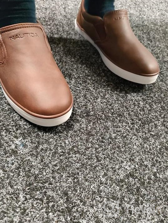 img 1 attached to 👟 Nautica Akeley Brown Boys' Casual Canvas Sneaker Shoes for Sneakers: A Stylish Choice review by Erik Gerber