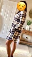 img 1 attached to Stay Cosy And Stylish With Goodthreads Women'S Relaxed-Fit Flannel Shirt Dress review by Marcus Consumers