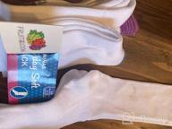img 1 attached to Fruit of the Loom Girls' Everyday Cushion Socks - Pack of 10 Pairs review by Brenda Hofheins