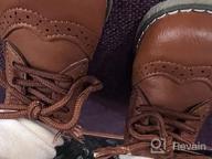 картинка 1 прикреплена к отзыву 👞 Удобные замшевые затяжные туфли Оксфорд для маленьких девочек и мальчиков - идеальны для школьной формы и особых случаев (малыш/маленький ребенок) от Taurus Monsalve