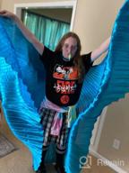 картинка 1 прикреплена к отзыву 🧚 MUNAFIE Belly Dance Isis Wings with Sticks: Perfect Adult Costume for Halloween Carnival Performance от Michael Rodas